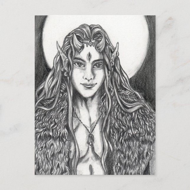Mörk Elf Vykort (Framsida)