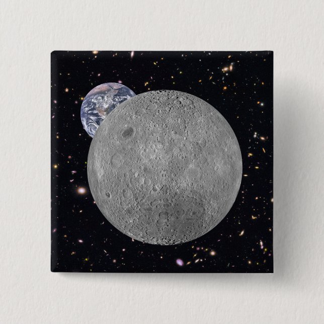 Mörk eller Fjärran sidan av Måne Starry Himlar Knapp (Framsida)