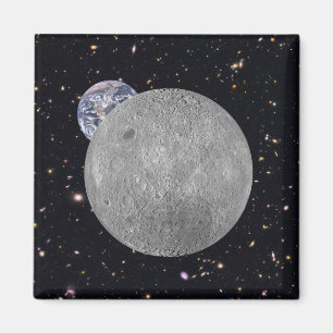 Mörk eller Fjärran sidan av Måne Starry Himlar Magnet