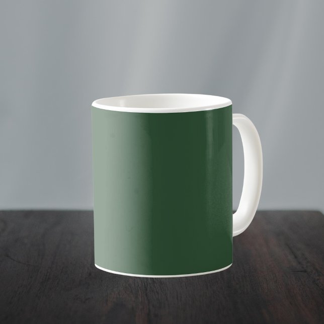 Mörk Emerald Grönt Solid Färg Kaffemugg (Skapare uppladdad)