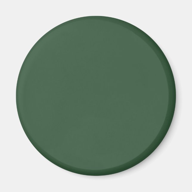 Mörk Emerald Grönt Solid Färg Magnet (Framsidan)