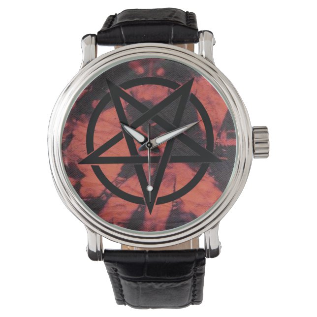 Mörk Energies Baphomet Watch Armbandsur (Framsida)