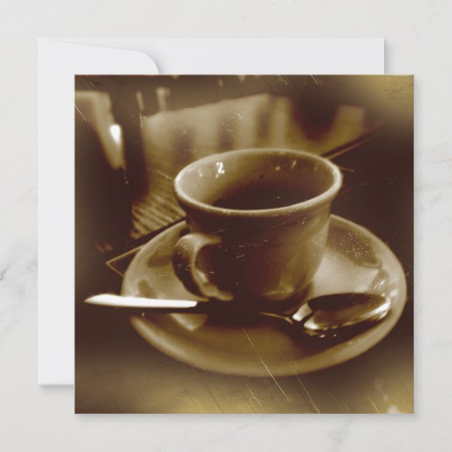 Mörk espresso - grunge Sepia (Framsida)