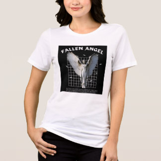 Mörk estetisk Fallen Angel gotisk grafisk t-shirt