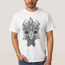 Mörk Eterisk Krigarmask Illustration