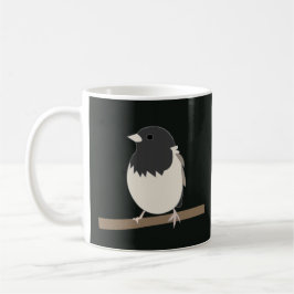 Mörk-Eyed Junco Bird Art Kaffemugg