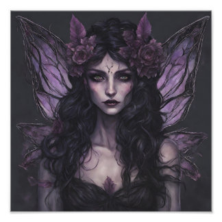 Mörk Fae Fototryck