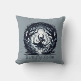 Mörk Fae i magiska skogar Kudde