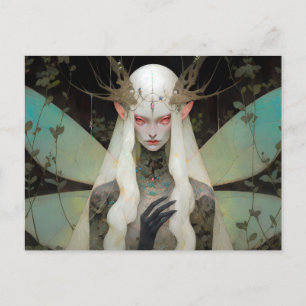 Mörk Fairy Fantasy Art Vykort