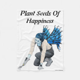 Mörk Fairy Garden Gardener Fantasy Art Blanket Fleecefilt