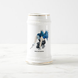 Mörk Fairy Gardener Fantasy Art Beer Stein Sejdel