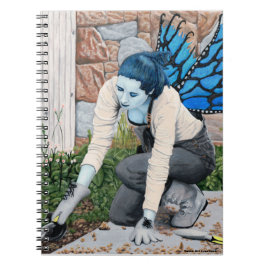 Mörk Fairy Gardener Fantasy Art Spiral bärbar dato Anteckningsbok
