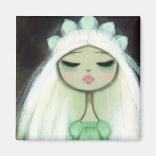 Mörk Fairy Tale Character 9 - Ledsen Princess Magnet