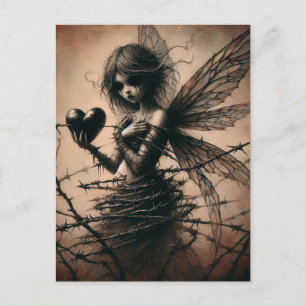 mörk Fairy Vykort