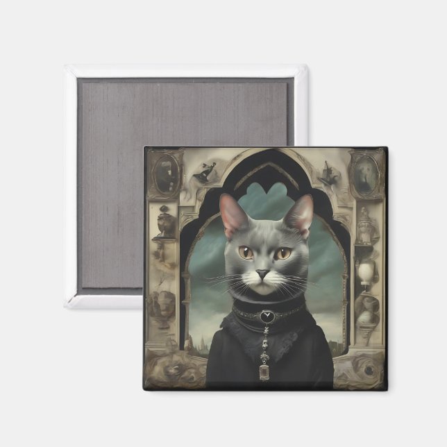 Mörk Familiars Magnet (Front/Back)