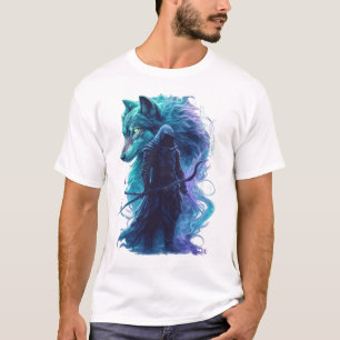 Mörk Fantasy Bågskytt - Huva Sniper Elite T-Shirt