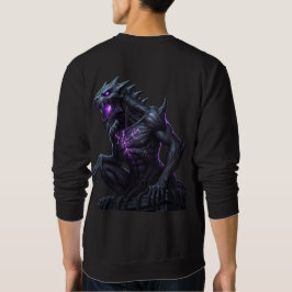 Mörk Fantasy Beast Long Slee Lång Ärmad Tröja