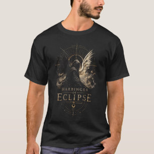 Mörk Fantasy Eclipse Grafisk T-Shirt