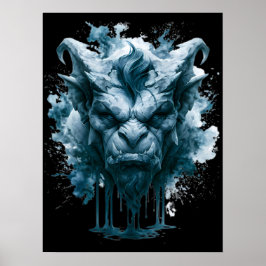 Mörk Fantasy Gargoyle Affisch