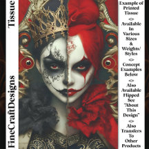 Mörk Fantasy Gothic Queen Art4L Decoupage