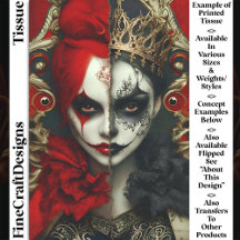 Mörk Fantasy Gothic Queen Art4R Decoupage