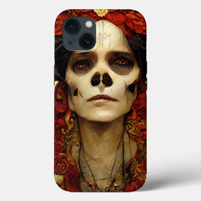 Mörk Fantasy Gothic Skull Woman 3 (Baksida)