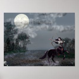Mörk Fantasy Riddare Väggkonstaffisch Poster