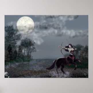 Mörk Fantasy Riddare Väggkonstaffisch Poster