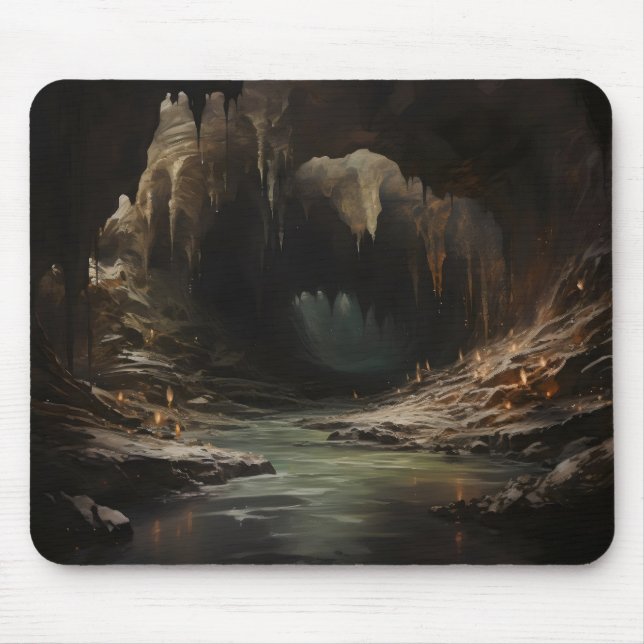Mörk Fantasy River Cave Musmatta (Framsidan)
