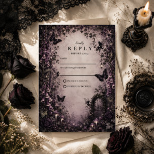Mörk Fantasy Sagoväsen Goth Bröllop OSA Kort