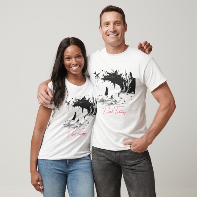 Mörk Fantasy Surreal Ligcape T Shirt (Unisex)