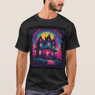 Mörk Fantasy Surrealism möter skräckfilmer Bokar T Shirt