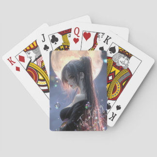 Mörk fantasyflicka / Estetik Casinokort