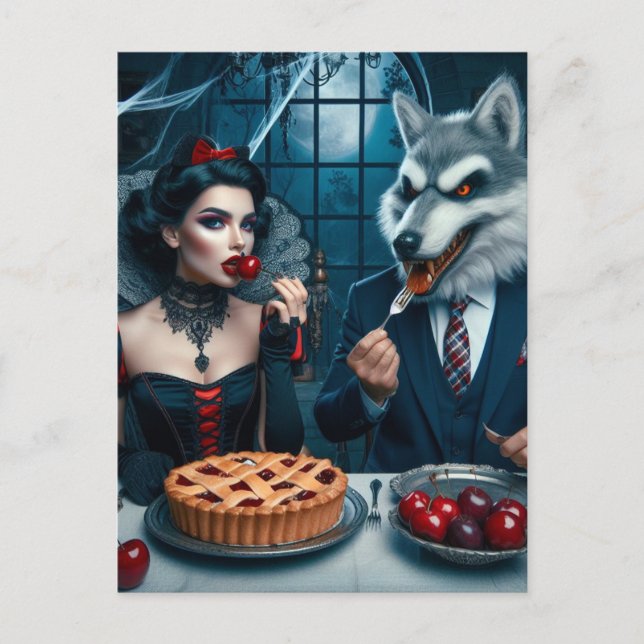 Mörk Fantasykollision Vykort (Framsida)