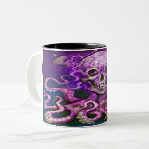 Mörk Fantasykonst Tvåtons Kaffemugg