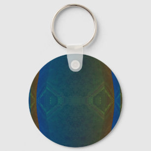 Mörk Färg Abstrakt Krystaline Mönster Keychain Nyckelring