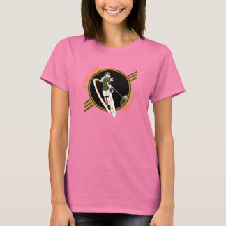 Mörk Färgad Passande Rocketeer Rollers Tshirt T-shirt
