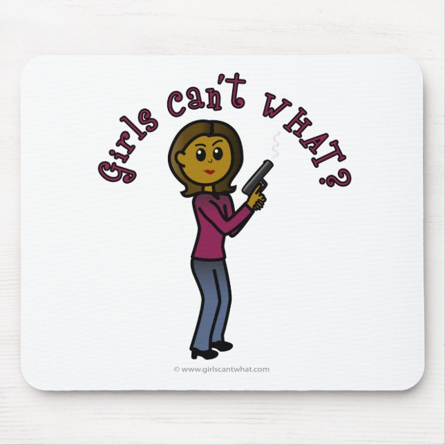 Mörk Female Sharpshooter Musmatta (Framsidan)