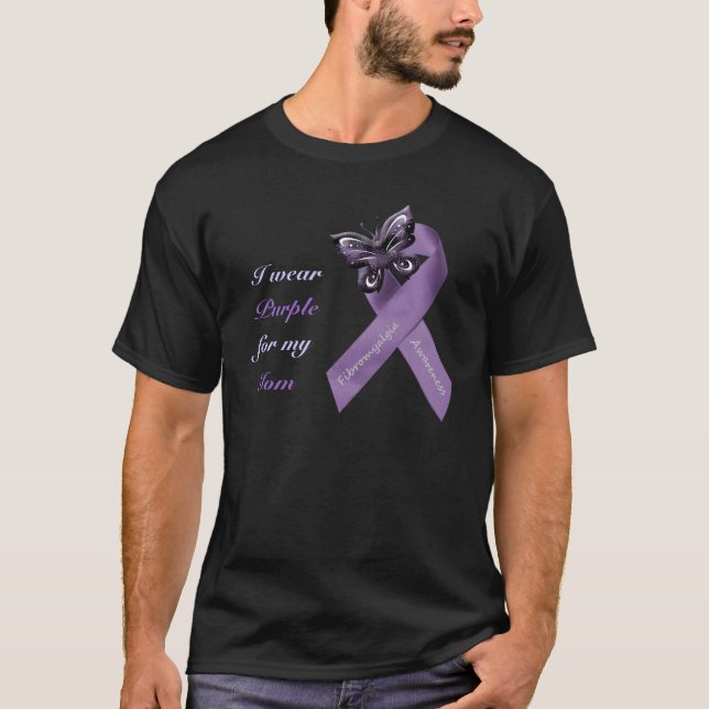 Mörk FibromyalgiaTshirt Tröja (Framsida)