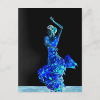 Mörk Flamenco. Vykort