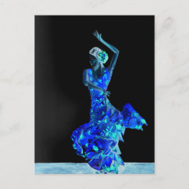 Mörk Flamenco. Vykort