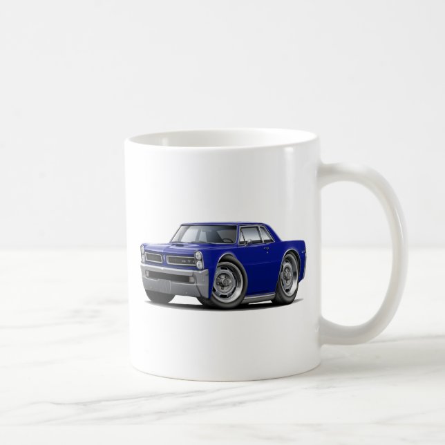 Mörk för 1965 GTO - blåttbil Kaffemugg (Höger)