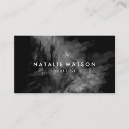 Mörk för abstrakt Oljemålning, monokrom Visitkort