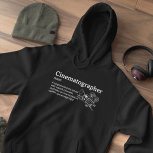 Mörk för definition av biograf - Film Hoodie