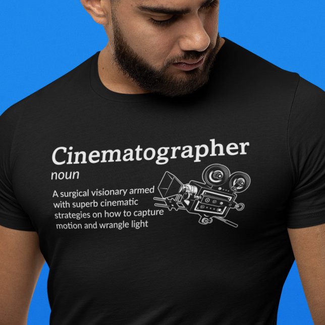 Mörk för definition av biograf - Film T Shirt (Skapare uppladdad)