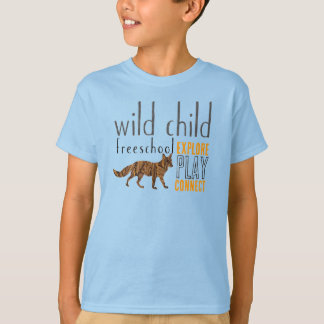 Mörk för design för vildbarnräv t-shirt
