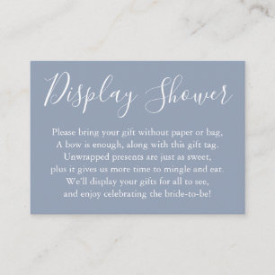 Mörk för enkel Visning Möhippa Dusty Blue Tilläggskort