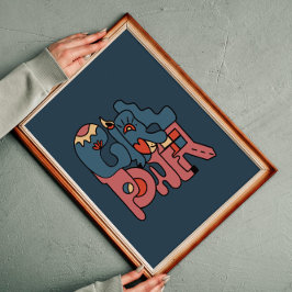 Mörk för Flickström Poster