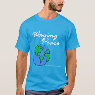 Mörk för fred på jorden t-shirt