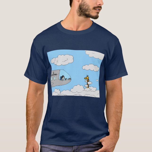 Mörk för giraff #2 t-shirt (Framsida)